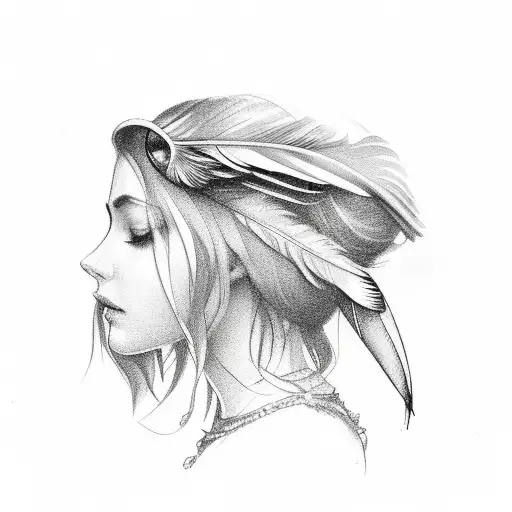 Feather For Wrist Like Bracelet