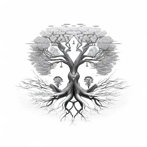 Tree Of Life With Roots