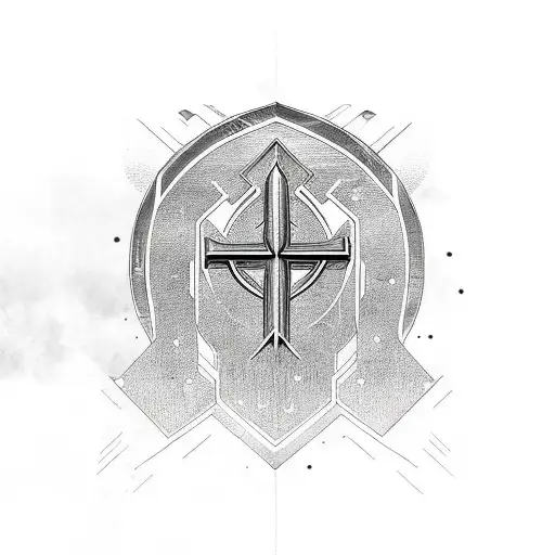 Norse Urus Rune With A Technological Look