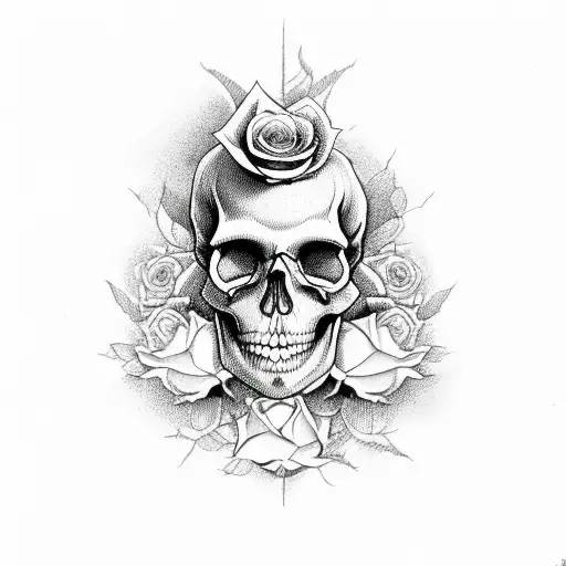 Skull And Roses