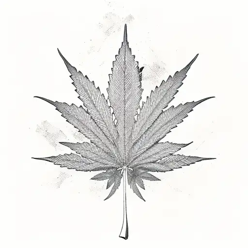 Cannabis Leaf Thc Molecule