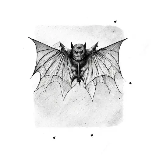 Grunge Bat Wings