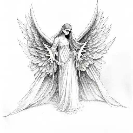 Pumpkin With Angel Wings And Halo