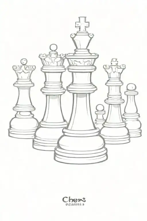 Chess Queen Chess Piece Featuring Name Height Birth Date