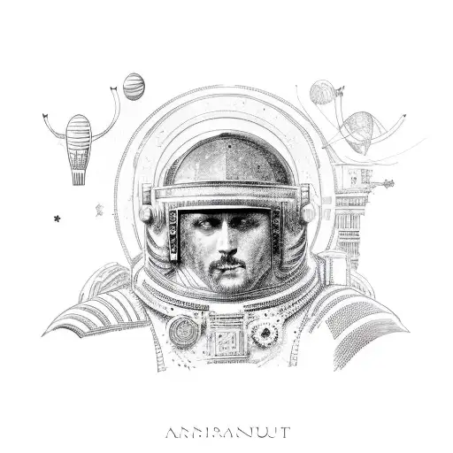 Ancient Roman Astronaut Full Body