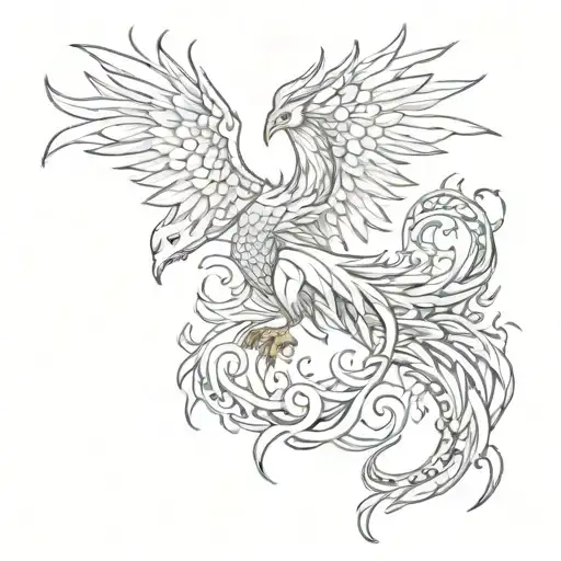 Pheonix And Dragon Combined