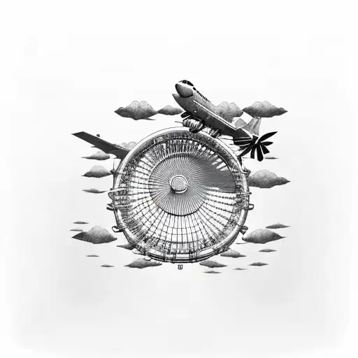 Rollercoaster Airplane Travel