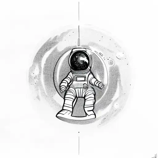 Astronaut Holding Blackhole