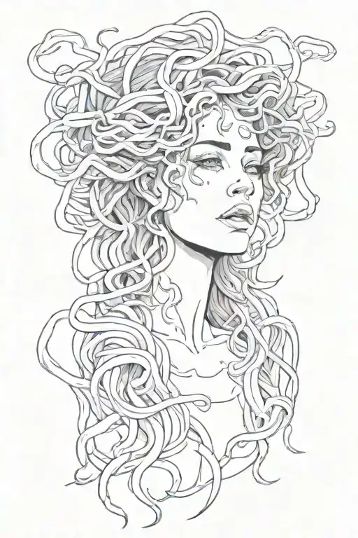 Medusa Crying Woman