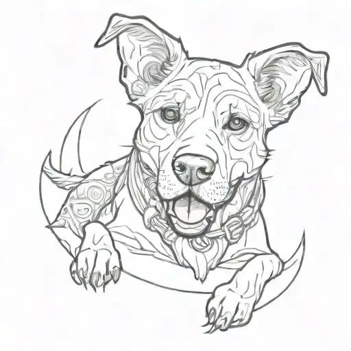 Kokoni Dog Smiling And Anchor