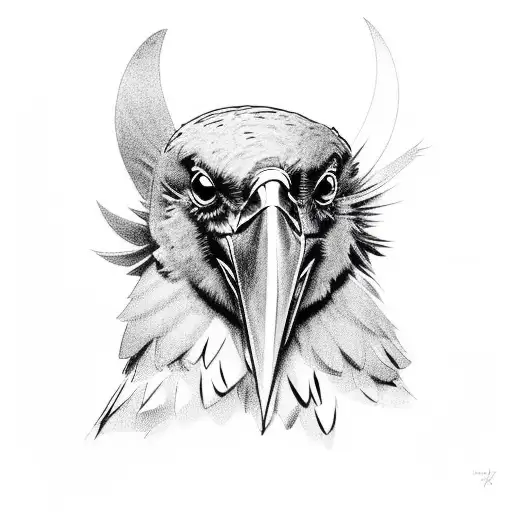 Raven Turning Into Digital