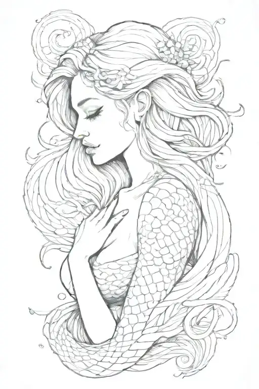 Mermaid Crying