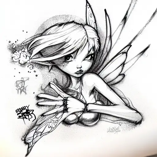 Super Fairy With Graffiti On The Side