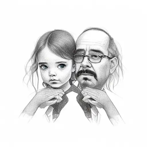 Father Daughter Holding Hands