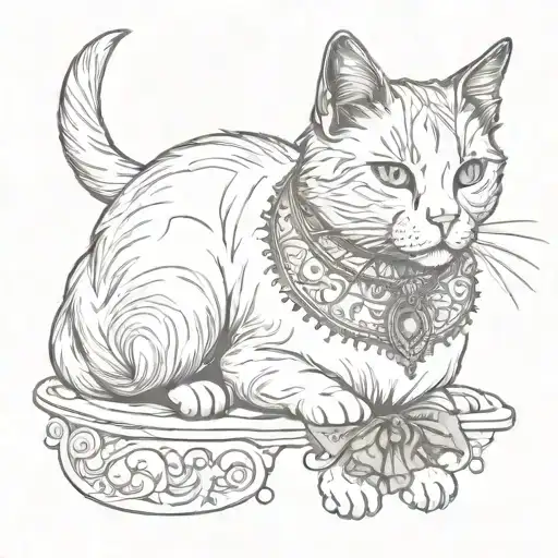 Cat With An Elizabethan Collars