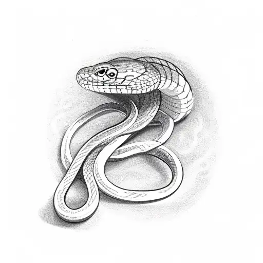 Snake Going Around Pistol