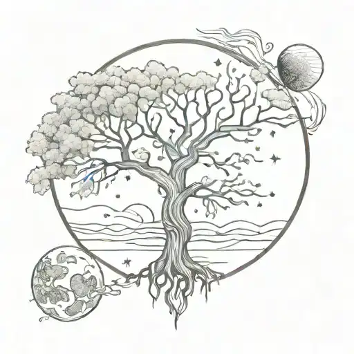 Three Moons In It The Tree Of Life