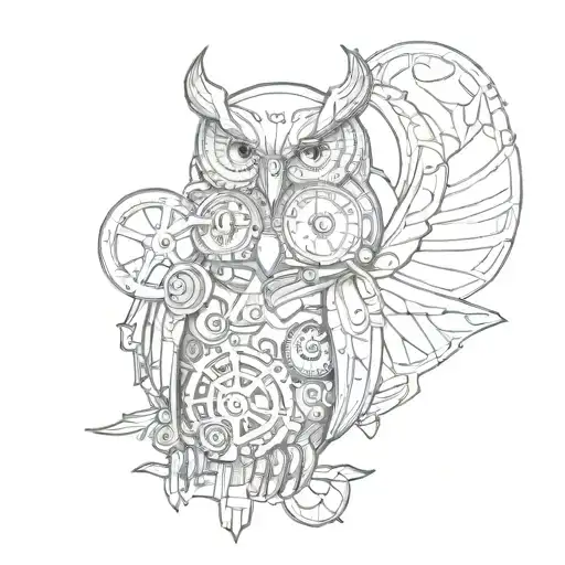 Steampunk Owl