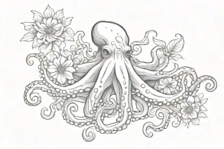 Octopus Flowers Wrapping