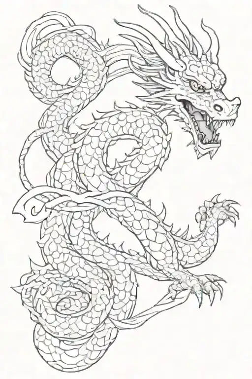 Dragon Haku Of Ghibli Movie And Shenron Of Dragon Ball