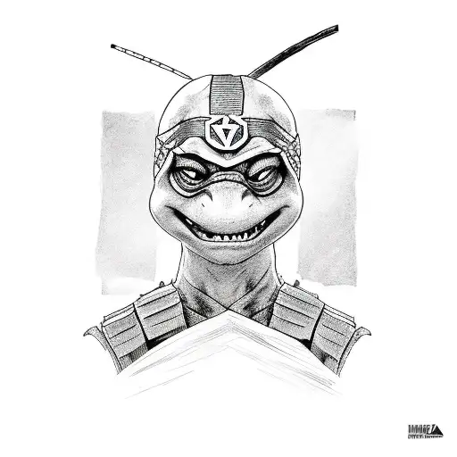 Ninja Turtle As A Soldier