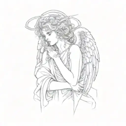 An Angel With A Halo