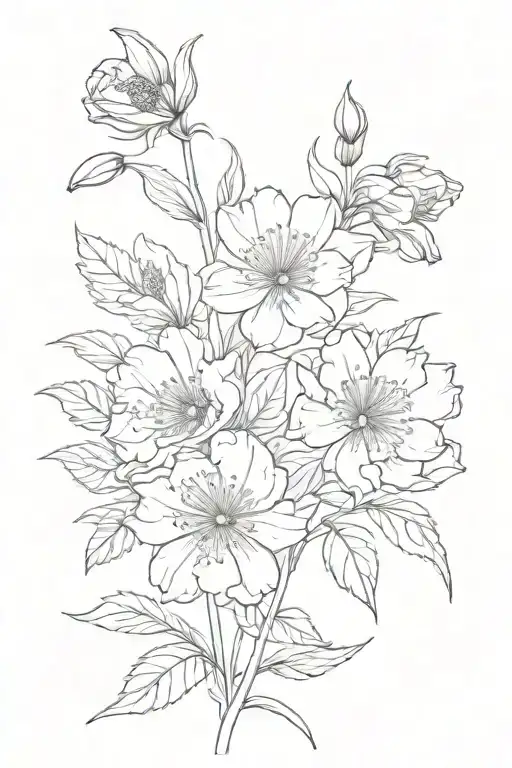 March And August Birth Flowers