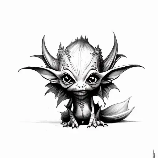 Gothic Cute Full Body Fairy Goblin