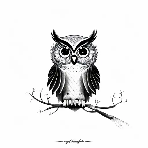 Cute Light Wings Owl