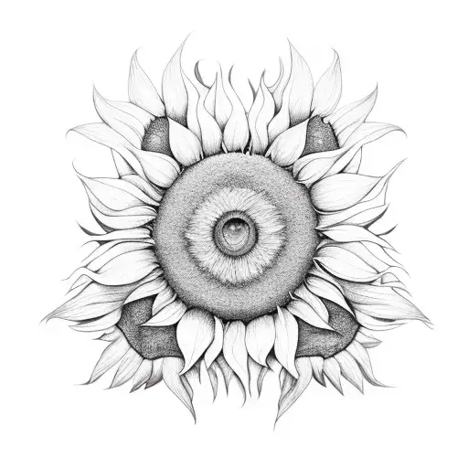 Half Sunflower Half Sun