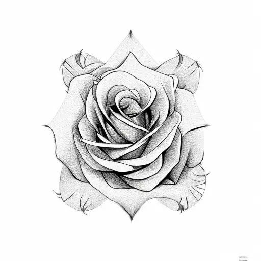 Roses With Invisible Cat