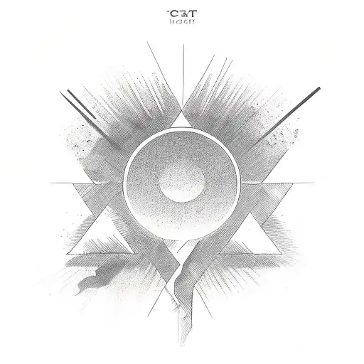 Christian Cross Nails Sunset Shine