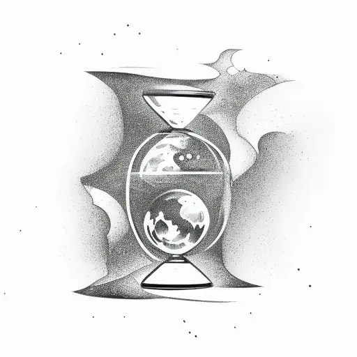 Broken Hourglass Cosmic Dust