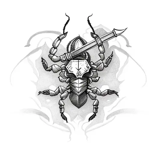 Scorpion With Small Dagger