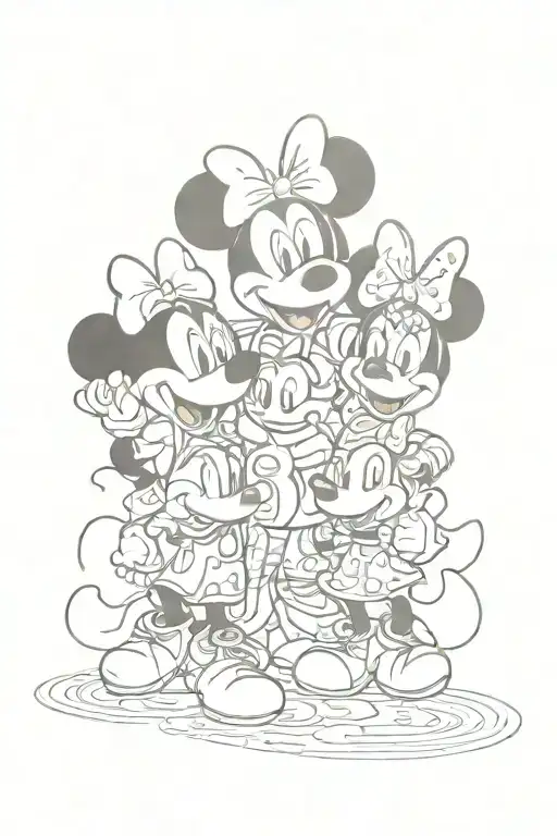 Mickey Minnie And Pluto Disney