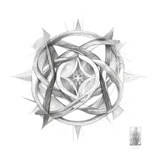 Intertwined Virgo And Sagittarius