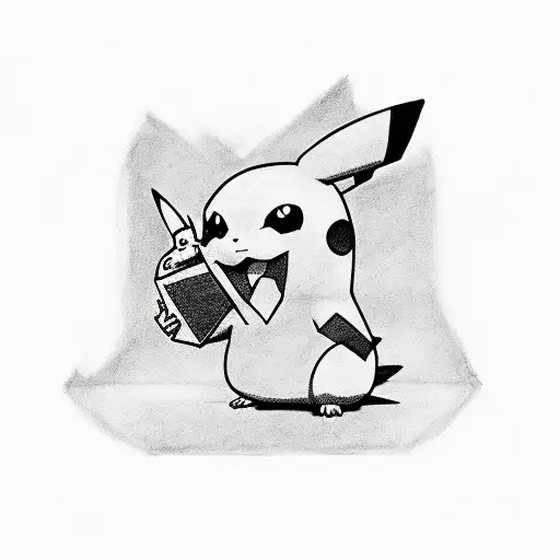 Pokemon Pikachu Creepy
