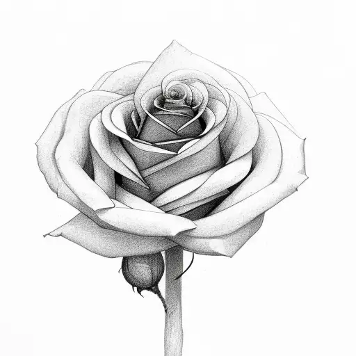 A Delicate Rose Intertwined With A Stack Of Open Books