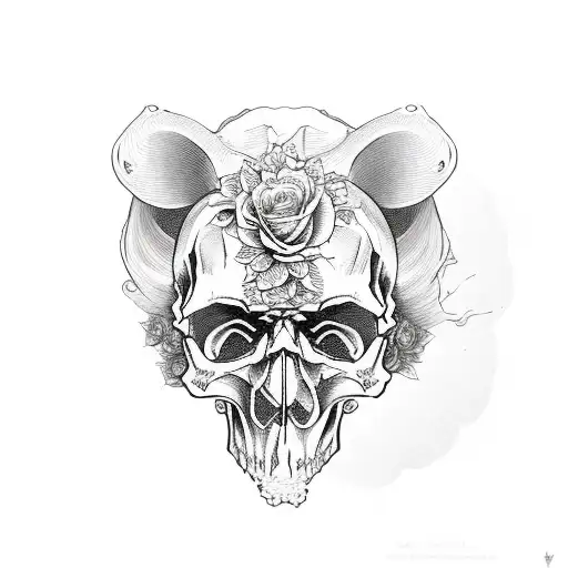 Skull And Roses