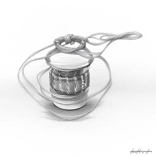 String Tied Around Ring Finger In A Bow