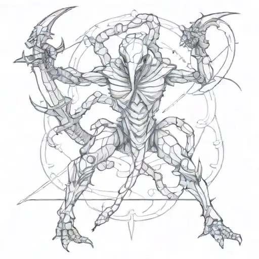 Balance On Sword Killing Scorpion