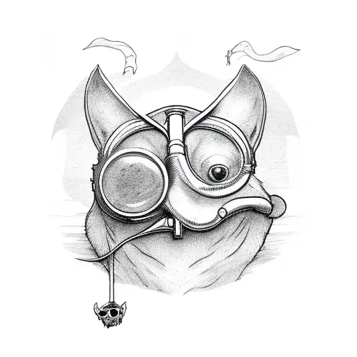 Plague Doctor With Cat