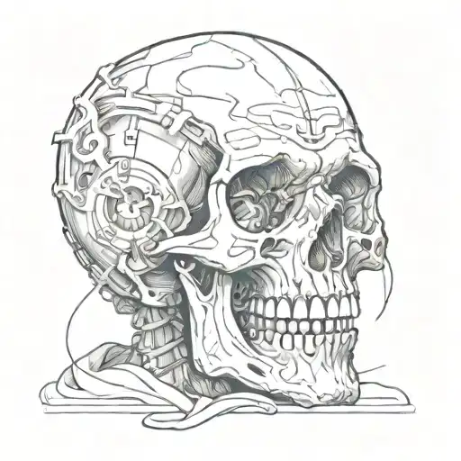 Skull Hear No Evil See No Evil