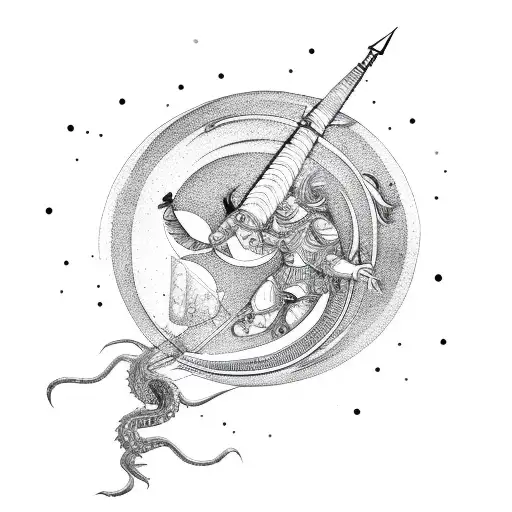 Sagittarius And The Moon Snake