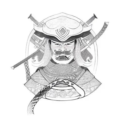 Samurai With A Snake