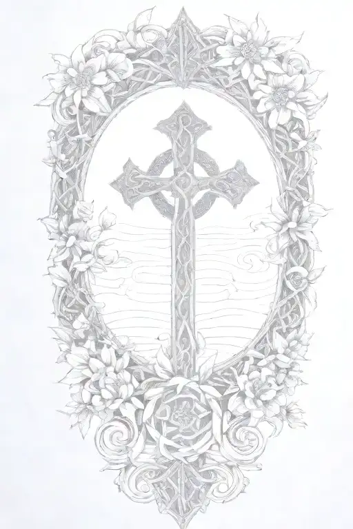 Celtic Flowers Intertwined