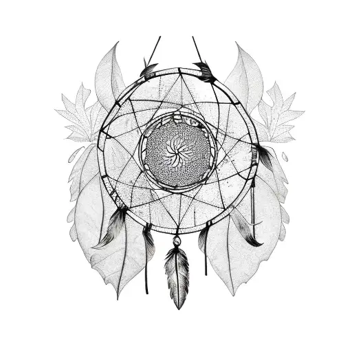 Dreamcatcher And Leaves