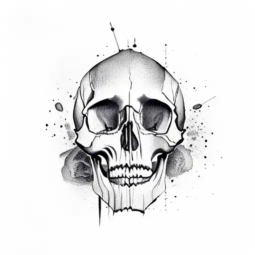 Skull Watercolor