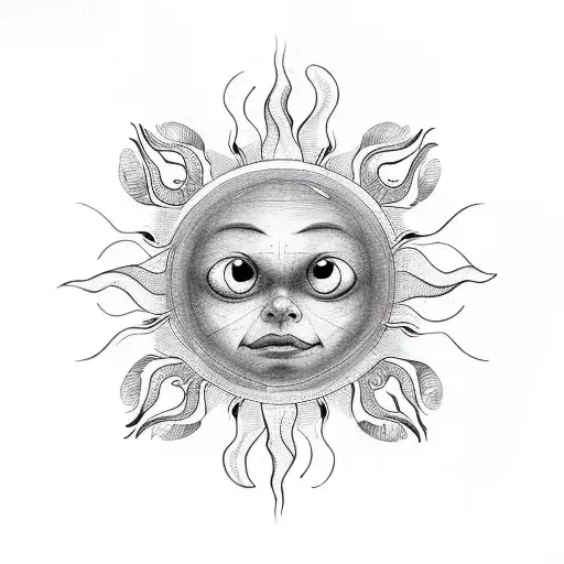 Sun With A Face