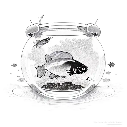 Fish In A Fishbowl But Is An Astronaut